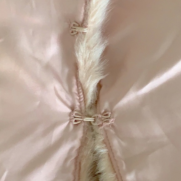 Girls fluffy pink coat - Picture 2 of 2